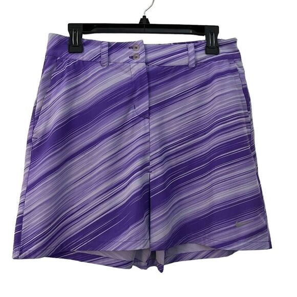 Nike Purple Golf Performance Stripe Athletic Skirt - Picture 4 of 11